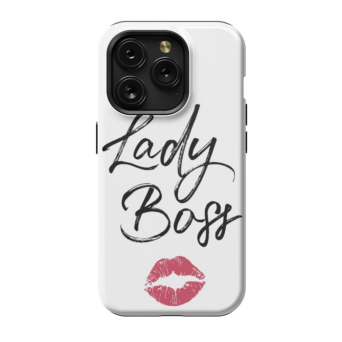 iPhone 15 Pro StrongFit Lady Boss Kiss by Martina