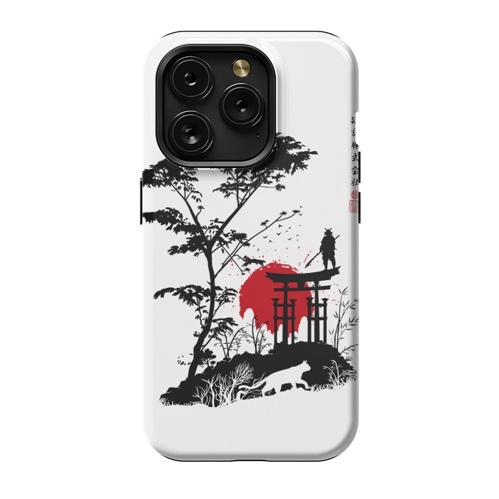 iPhone 15 Pro StrongFit Japanese minimalist landscape by Alberto