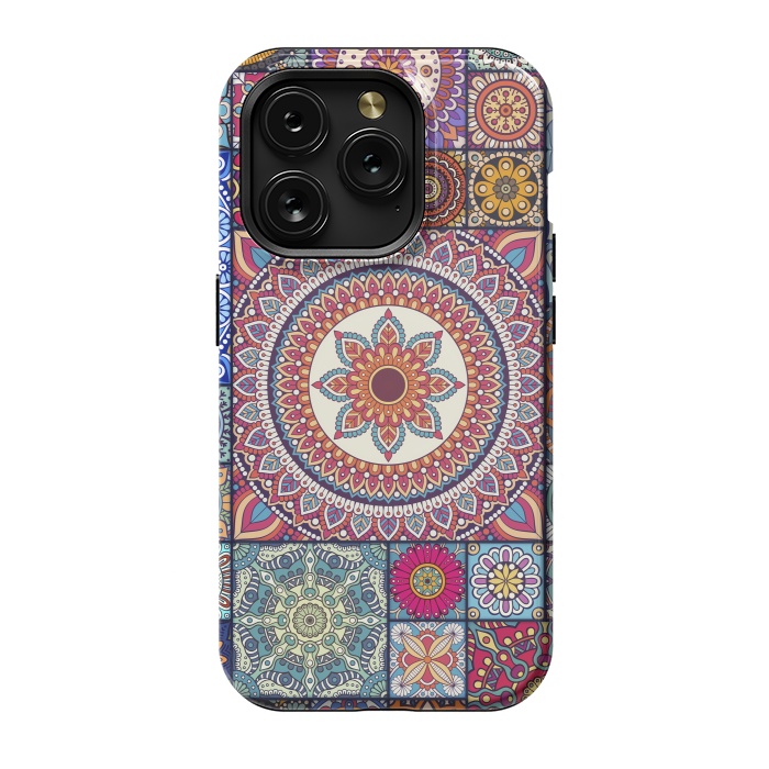 iPhone 15 Pro StrongFit Different Types of Mandalas by ArtsCase