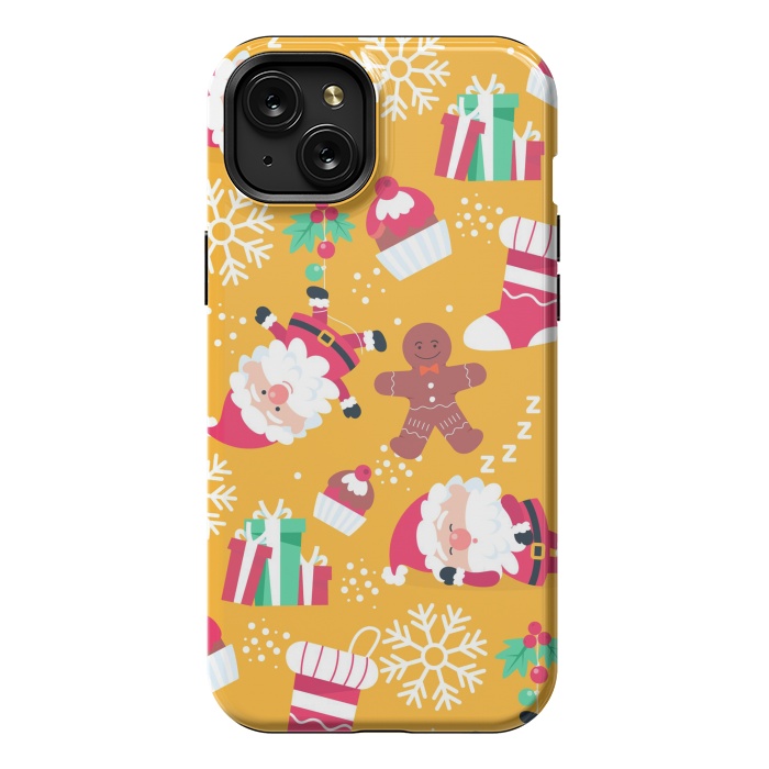 iPhone 15 Plus StrongFit Cute Pattern for Christmas  by ArtsCase