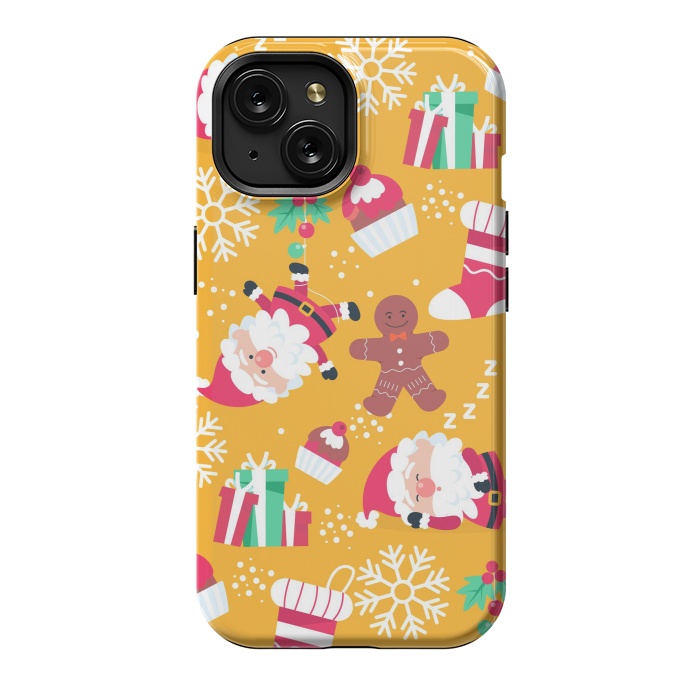 iPhone 15 StrongFit Cute Pattern for Christmas  by ArtsCase