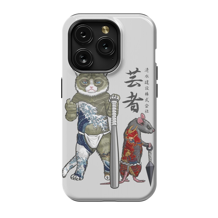 iPhone 15 Pro StrongFit Mouse and Cat yakuza by Alberto