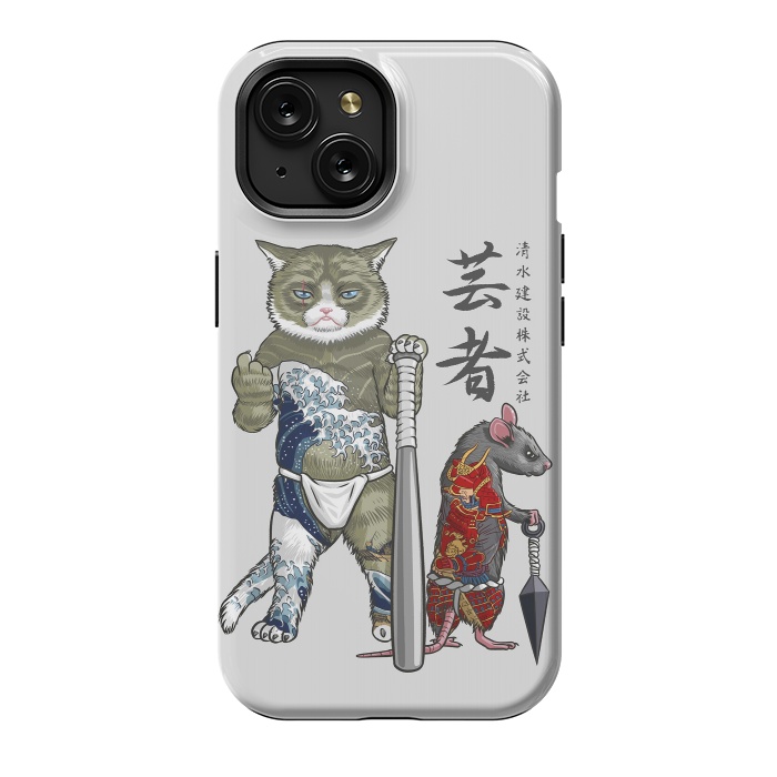iPhone 15 StrongFit Mouse and Cat yakuza by Alberto