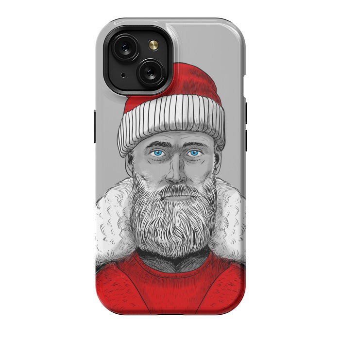 iPhone 15 StrongFit Santa Claus Hipster by Alberto