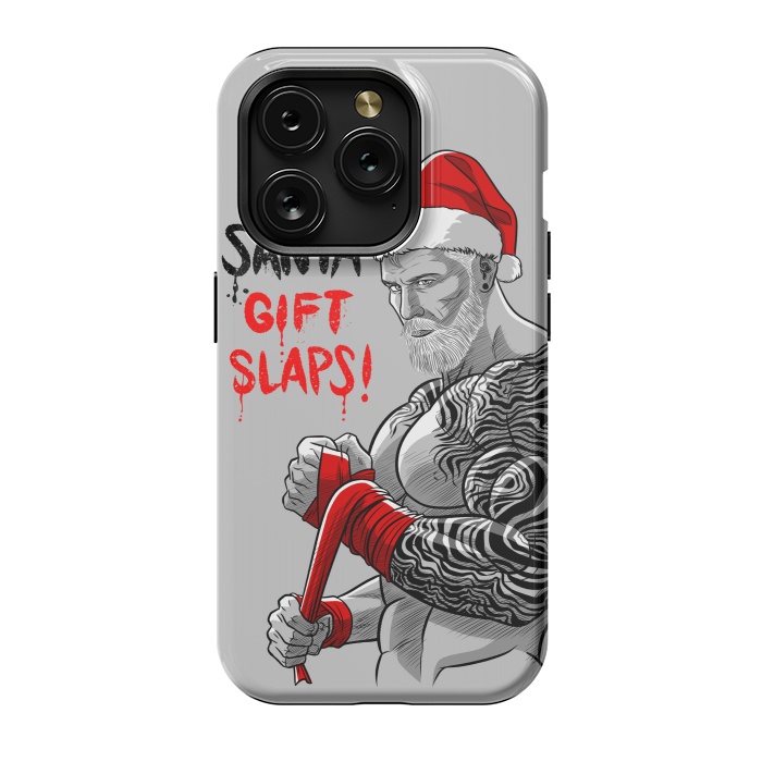 iPhone 15 Pro StrongFit Santa gift slaps by Alberto