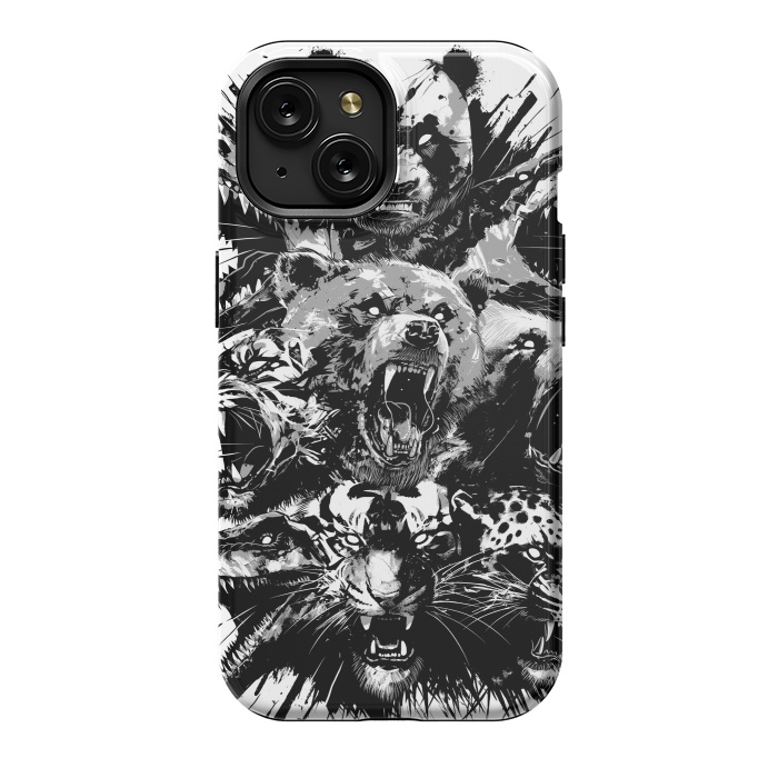 iPhone 15 StrongFit Wild animals by Alberto