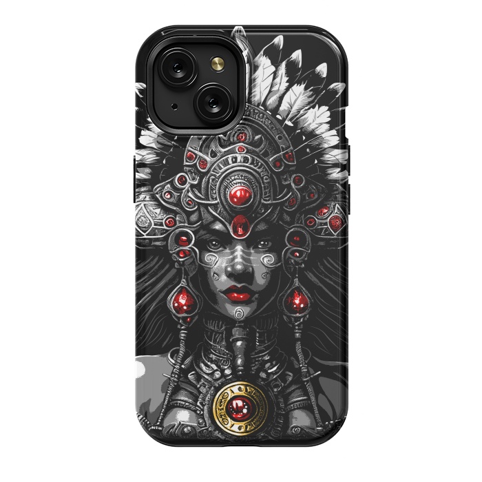 iPhone 15 StrongFit Aztec Princess by Alberto