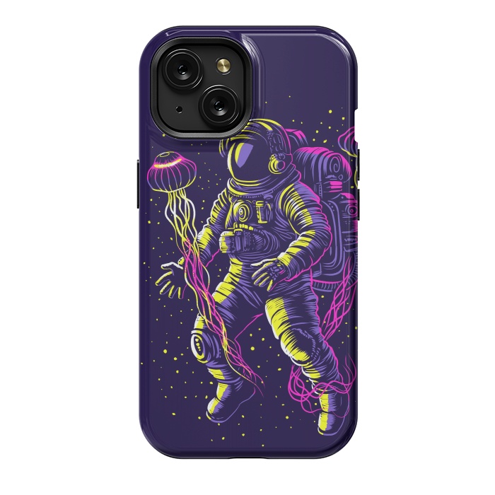 iPhone 15 StrongFit Astronaut with galactic jellyfish by Alberto