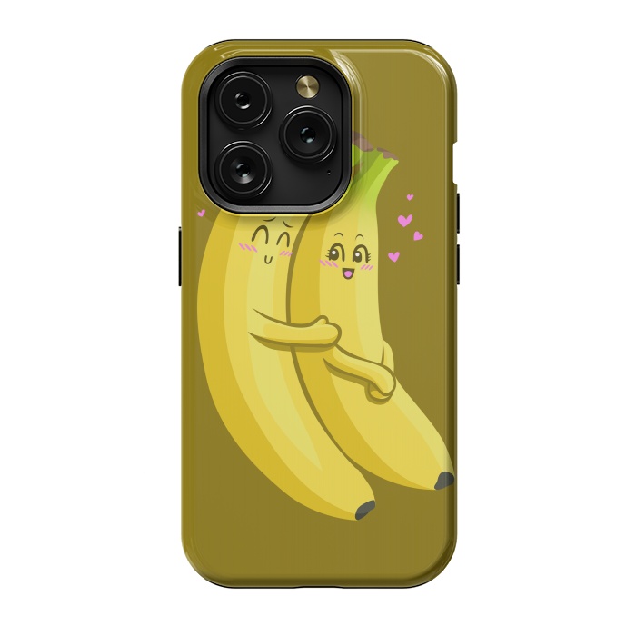 iPhone 15 Pro StrongFit Embrace of bananas by Alberto