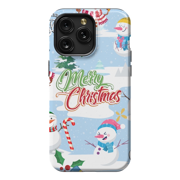 iPhone 15 Pro Max StrongFit Snowman 2 by Bledi