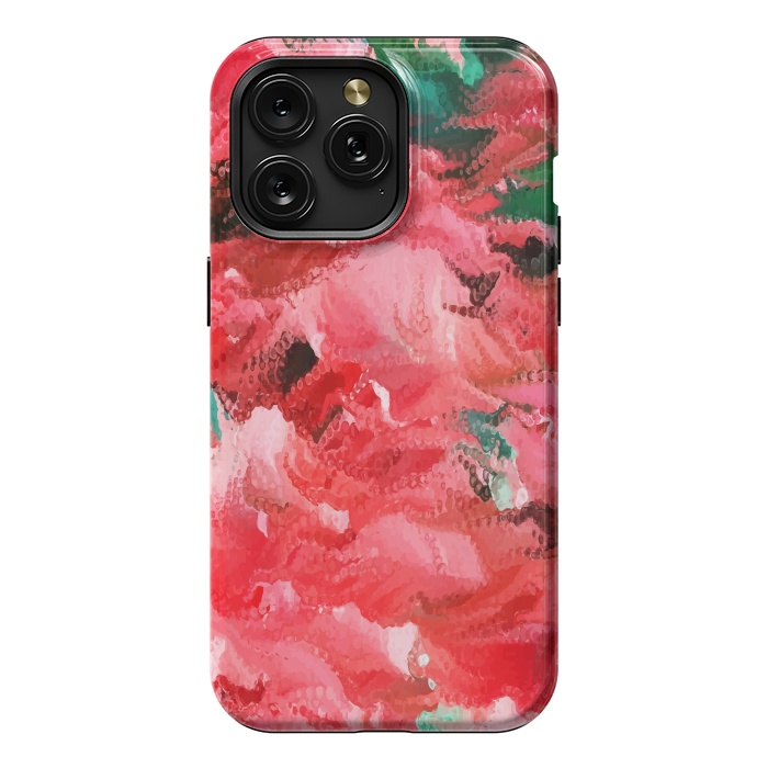 iPhone 15 Pro Max StrongFit The Eternal Bloom of The Spirit | Botanical Floral  by Uma Prabhakar Gokhale