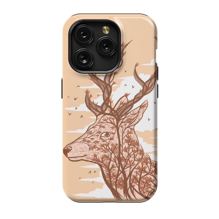 iPhone 15 Pro StrongFit Deer branches by Alberto