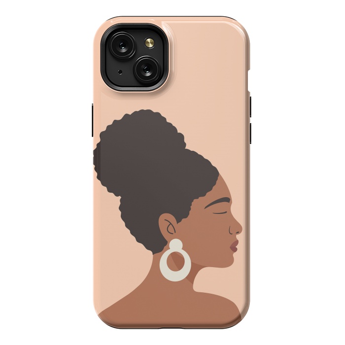 iPhone 15 Plus StrongFit Afro Girl by ArtPrInk