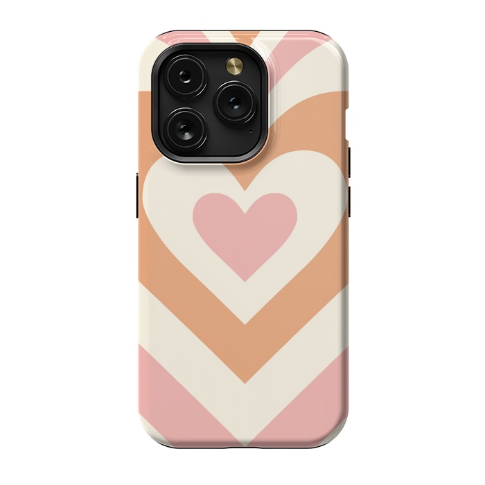 iPhone 15 Pro StrongFit Hypnotic Hearts by ArtPrInk