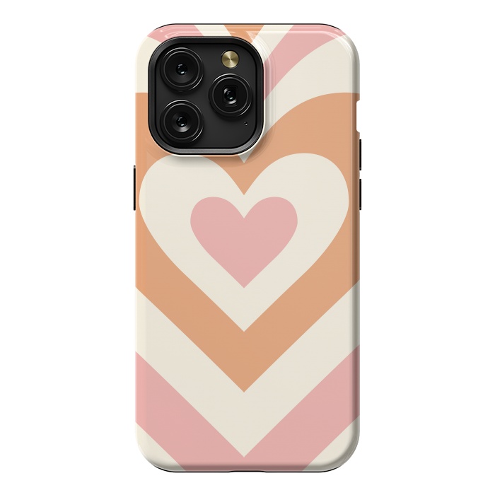 iPhone 15 Pro Max StrongFit Hypnotic Hearts by ArtPrInk