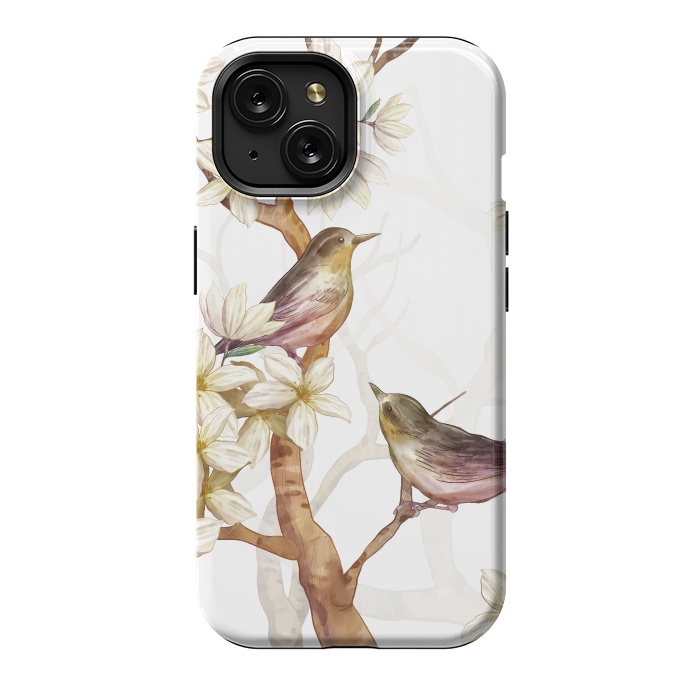 iPhone 15 StrongFit Birds in the Spring by Bledi