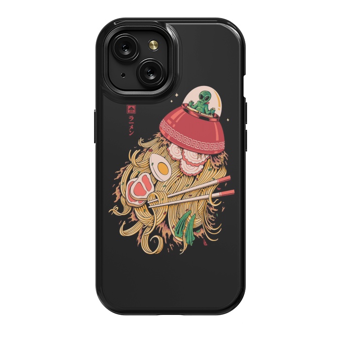 iPhone 15 StrongFit Alien Ramen Invasion by Afif Quilimo