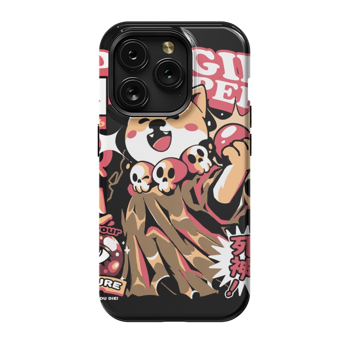 iPhone 15 Pro StrongFit Doggie Reaper by Ilustrata