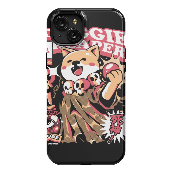 iPhone 15 Plus StrongFit Doggie Reaper by Ilustrata