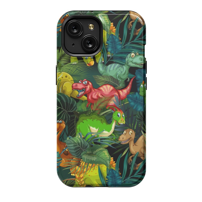 iPhone 15 StrongFit Dinosaur Park by Bledi