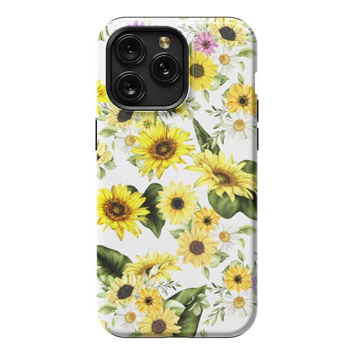 iPhone 15 Pro Max StrongFit Sunflower by Bledi