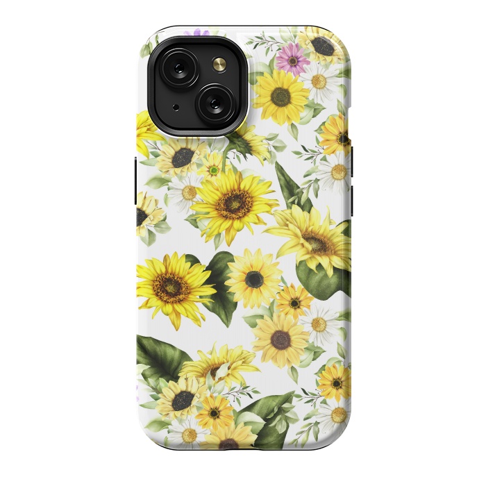 iPhone 15 StrongFit Sunflower by Bledi