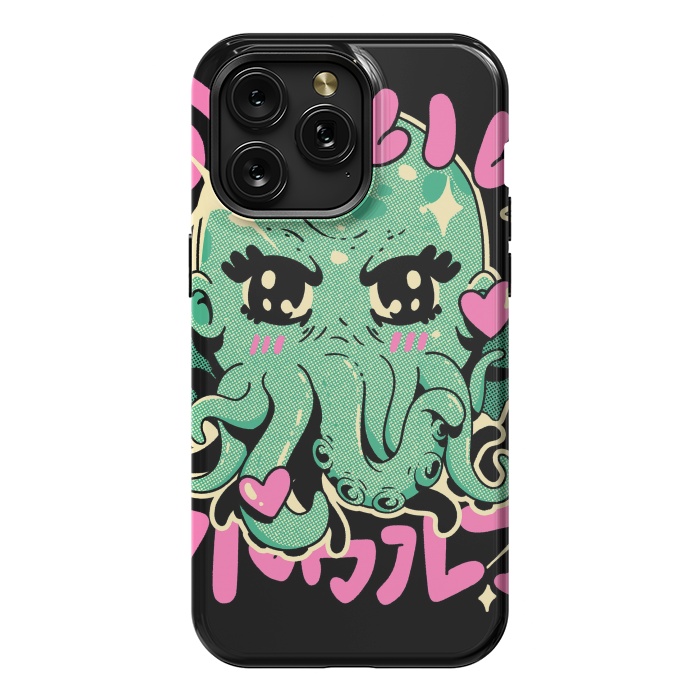 iPhone 15 Pro Max StrongFit Cutethulhu Loves by Ilustrata