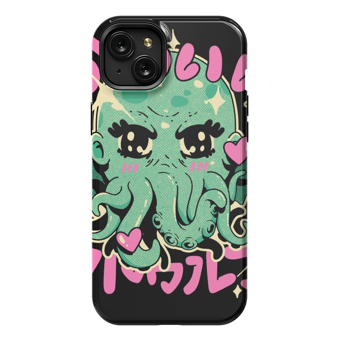 iPhone 15 Plus StrongFit Cutethulhu Loves by Ilustrata