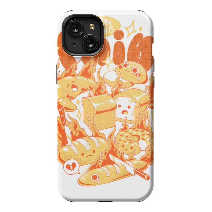 iPhone 15 Plus StrongFit French Bread by Ilustrata