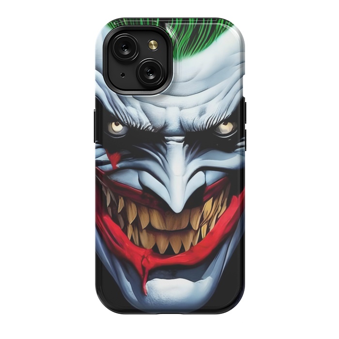 iPhone 15 StrongFit Why so Serious? by Mitxel Gonzalez