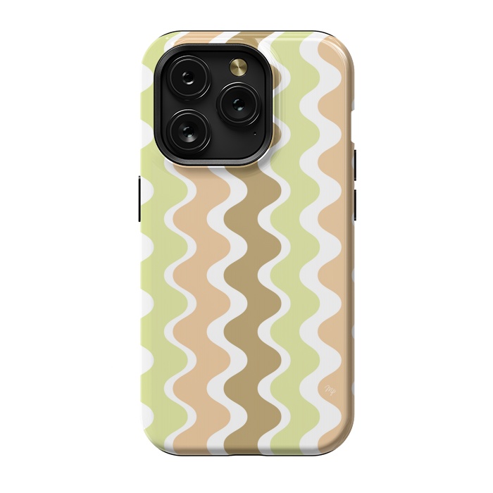 iPhone 15 Pro StrongFit Retro Waves by Martina