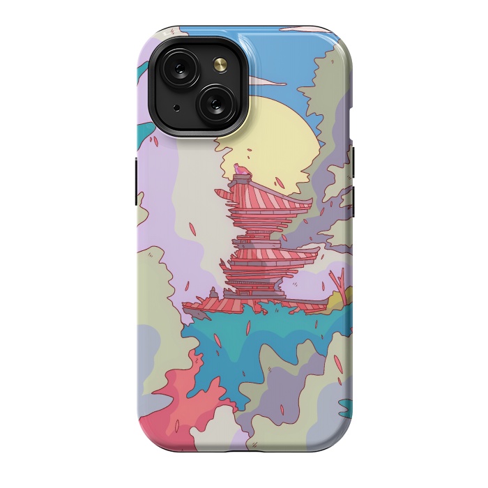 iPhone 15 StrongFit The hidden temple by Steve Wade (Swade)