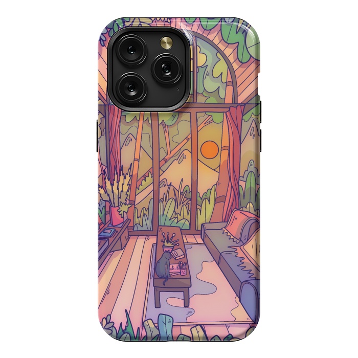 iPhone 15 Pro Max StrongFit My forest home by Steve Wade (Swade)