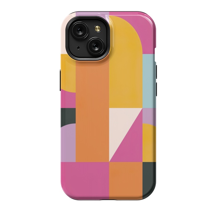 iPhone 15 StrongFit Abstract geometric  by Winston