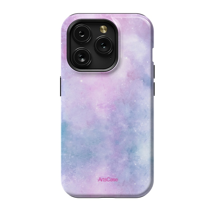 iPhone 15 Pro StrongFit Candy Blue and Pink  by ArtsCase