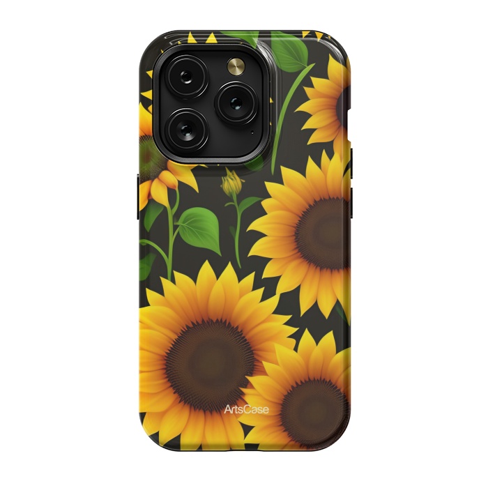 iPhone 15 Pro StrongFit Girasoles Magicos by ArtsCase