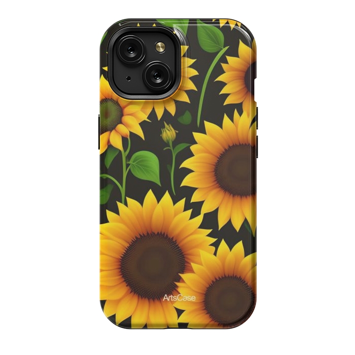 iPhone 15 StrongFit Girasoles Magicos by ArtsCase