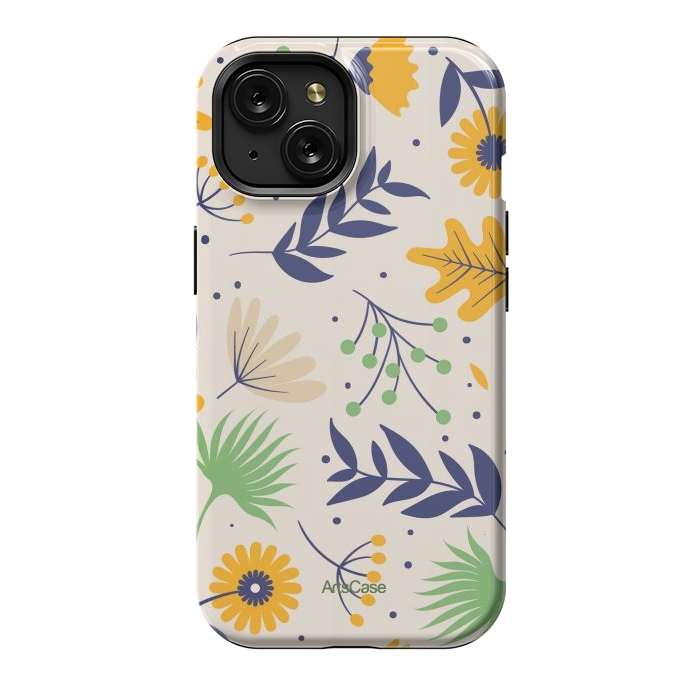 iPhone 15 StrongFit Sunflower Sanctuary by ArtsCase