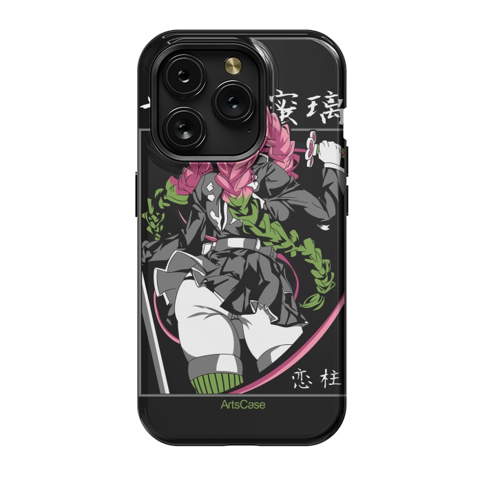 iPhone 15 Pro StrongFit Unleash the Slayer Within: Dive into the Epic World of Demon by ArtsCase