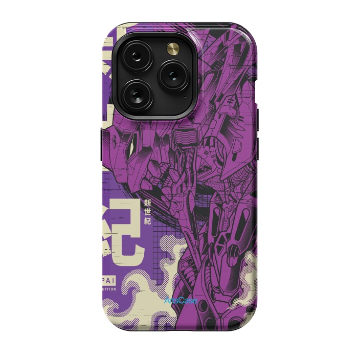iPhone 15 Pro StrongFit Enter a New Reality: Immerse Yourself in the Enigmatic World of Eva by ArtsCase