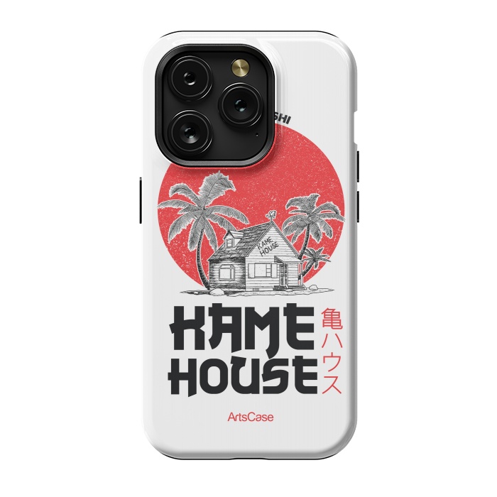 iPhone 15 Pro StrongFit Channel Your Inner Turtle Hermit: Explore Kame House-Themed by ArtsCase