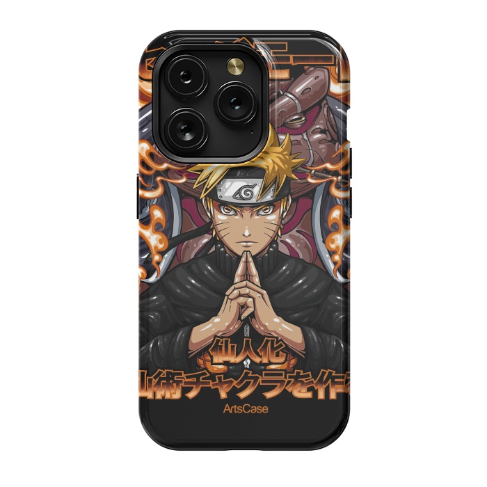 iPhone 15 Pro StrongFit Embrace the Ninja Way: Discover a World of Courage and Strength with Naruto-Inspired by ArtsCase