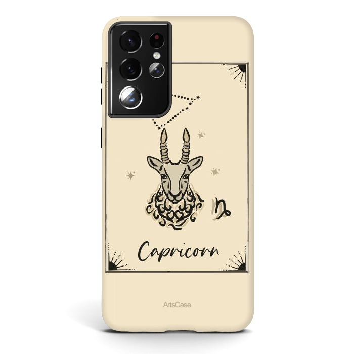 Galaxy S21 ultra StrongFit Capricorn by ArtsCase