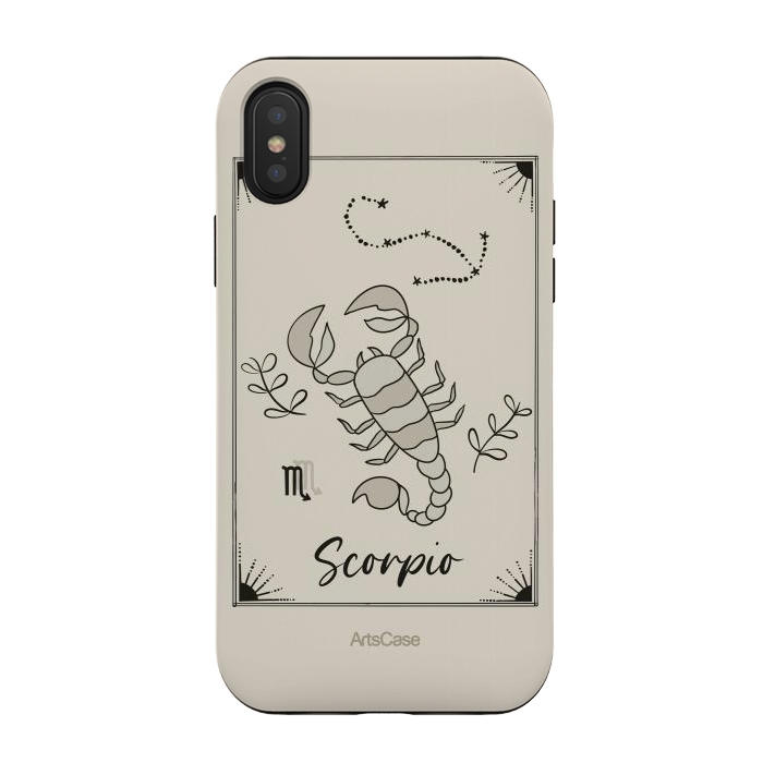 iPhone Xs / X StrongFit Scorpio by ArtsCase