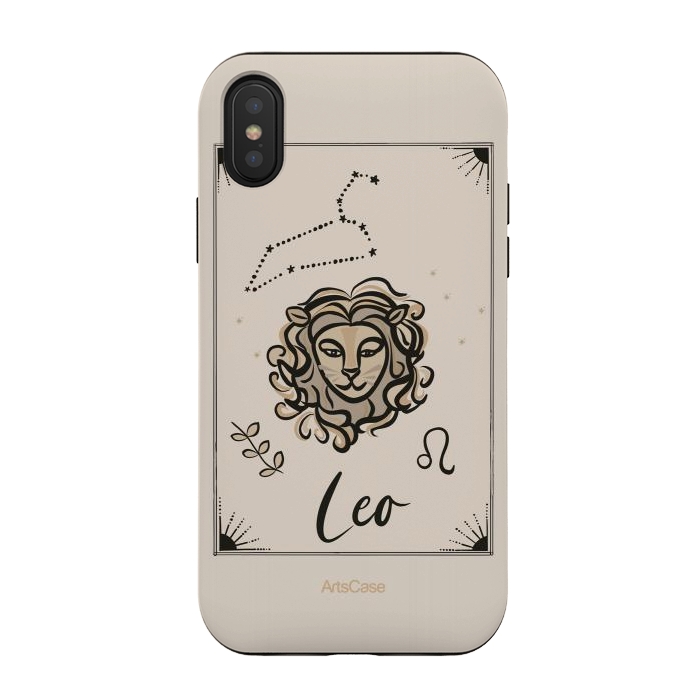 iPhone Xs / X StrongFit Leo by ArtsCase
