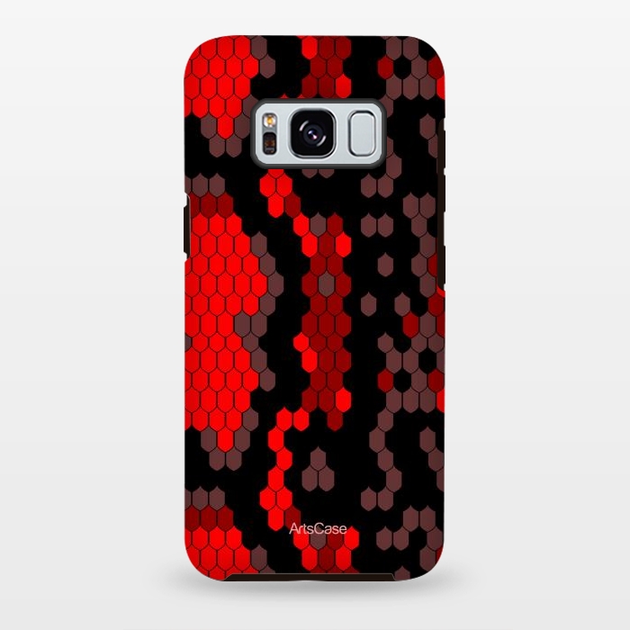 Galaxy S8 plus StrongFit Wild Red Snake by ArtsCase