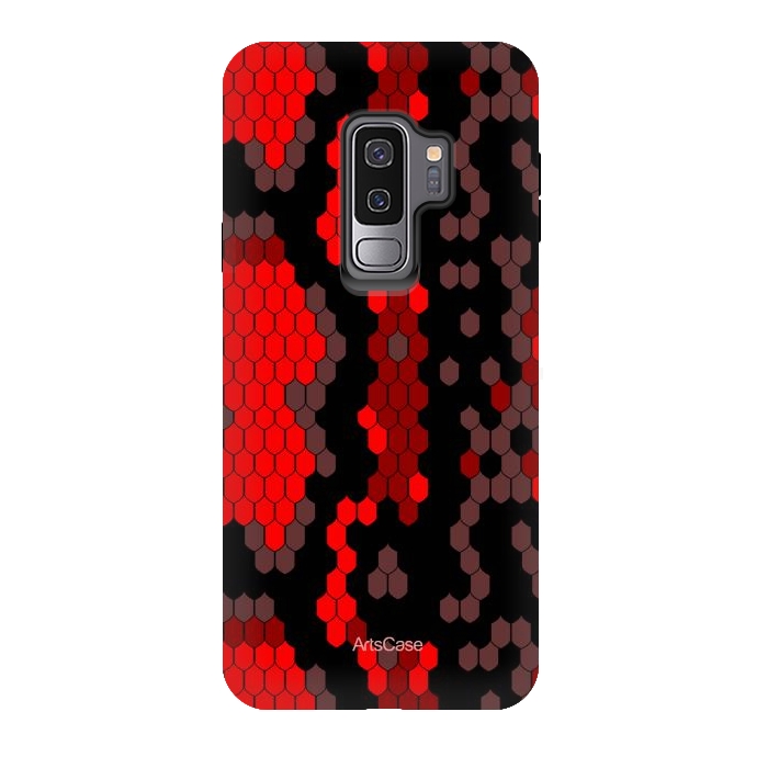 Galaxy S9 plus StrongFit Wild Red Snake by ArtsCase