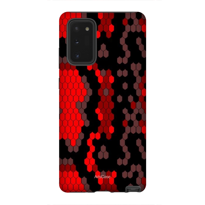 Galaxy Note 20 StrongFit Wild Red Snake by ArtsCase