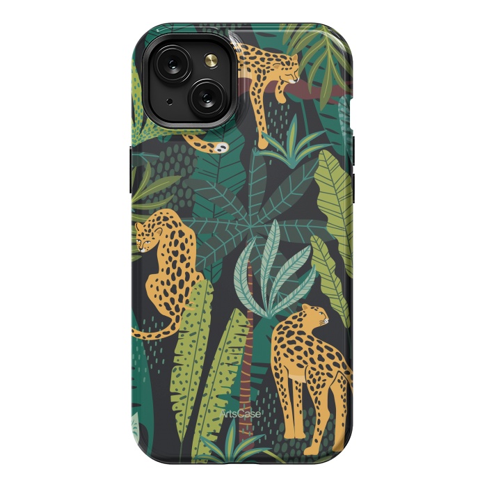 iPhone 15 Plus StrongFit Morning Jungle by ArtsCase