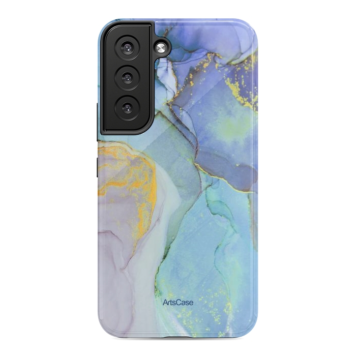 Galaxy S22 StrongFit Ink Paint Abstract Marble by ArtsCase
